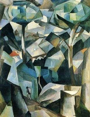 Le chemin à Meudon, par Albert Gleizes