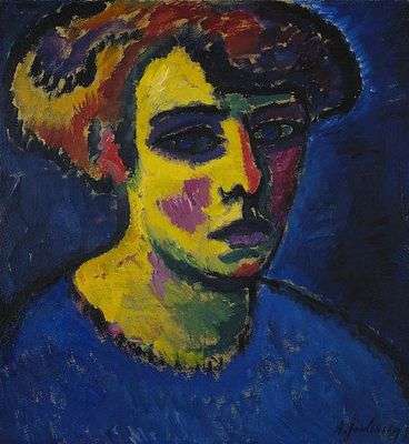 Femme en bleu, par Alexeï von Jawlensky