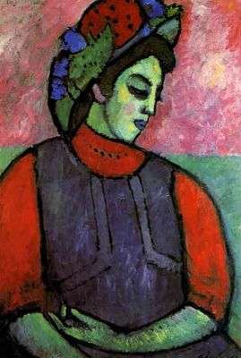 Jeune femme, par Alexeï von Jawlensky