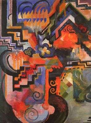 Hommage à Jean Sébastien Bach, par Auguste Macke