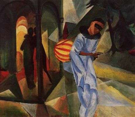 Pierrot, par Auguste Macke
