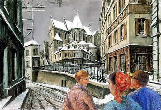 Église de St Macloud, par Bernard Buffet