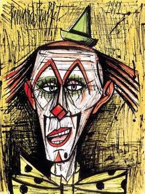 Joyeux clown, par Bernard Buffet