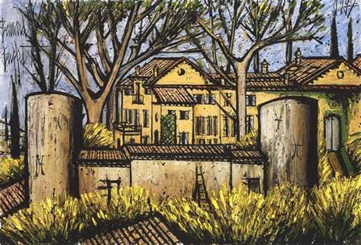Le château de la Baume, par Bernard Buffet