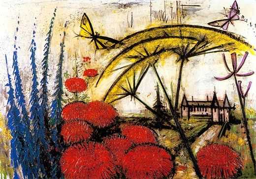 Le manoir des ombrelles, par Bernard Buffet