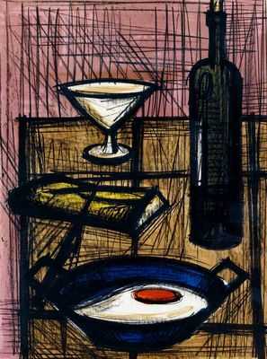 Oeuf sur le plat, par Bernard Buffet