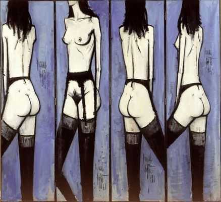 Paravent aux nus, par Bernard Buffet