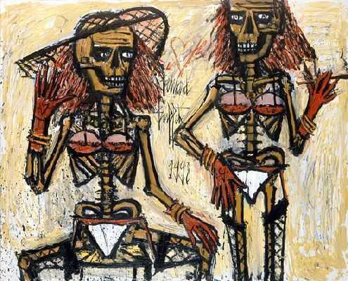 Squelettes travestis, par Bernard Buffet
