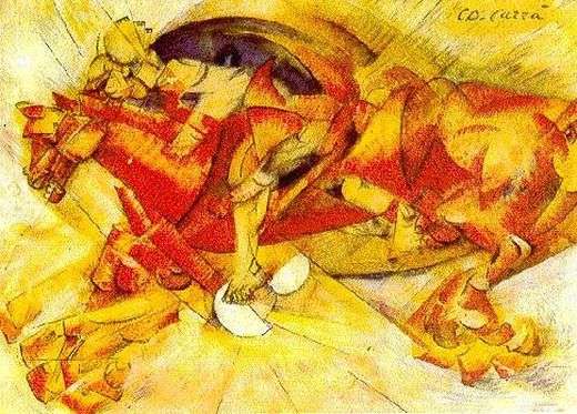 Le cavalier, par Carlo Carrà