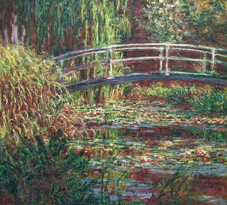 Bassin aux nymphéas : Harmonie rose, par Claude Monet