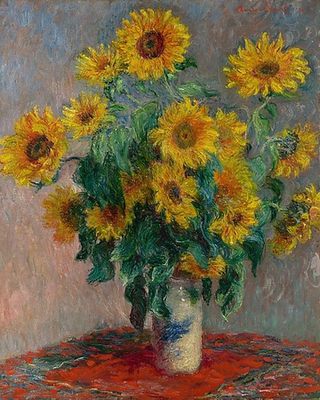 Bouquet de tournesols, par Claude Monet