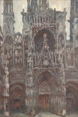 La cathédrale de Rouen : Harmonie brune, par Claude Monet