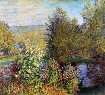 Coin de jardin à Montgeron, par Claude Monet