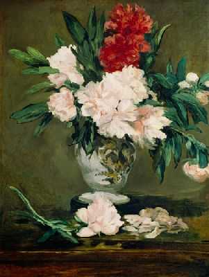 Vase de pivoines, par Édouard Manet