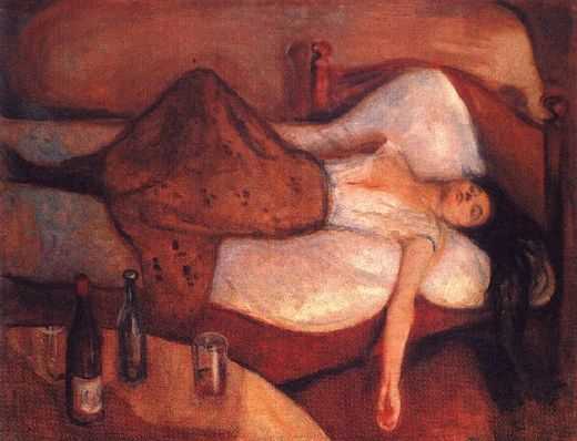 Le jour d'après, par Edvard Munch