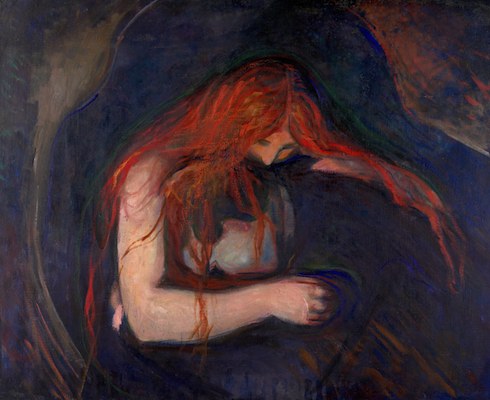 Vampire, par Edvard Munch