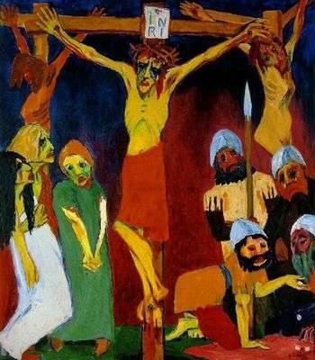 Crucifixion, par Emil Nolde
