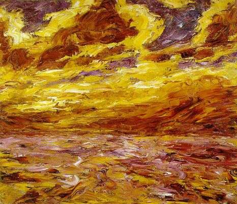 Mer en automne, par Emil Nolde
