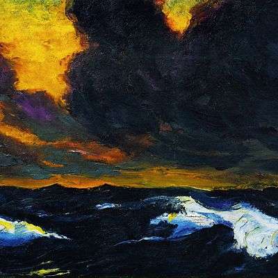 Mer sombre, par Emil Nolde
