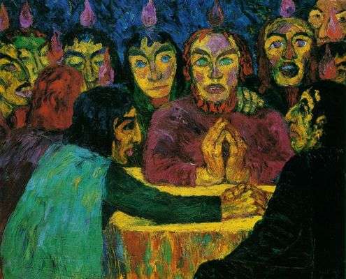 Prière de Pentecôte, par Emil Nolde