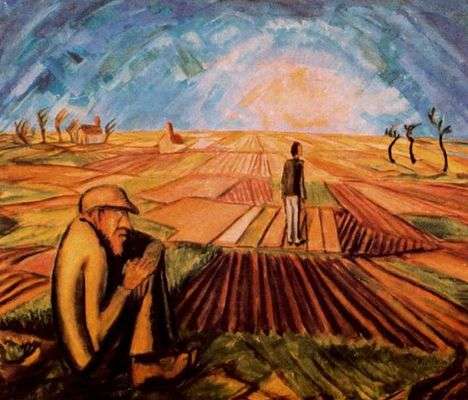 Soleil couchant, par Erich Heckel