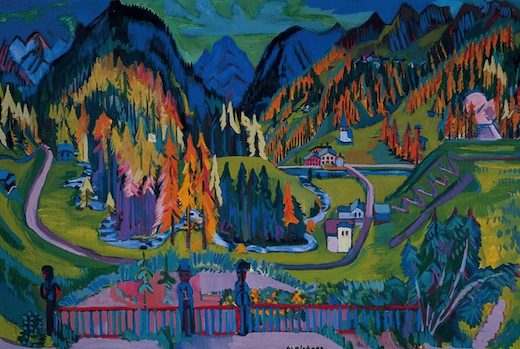 Vallée de Sertig en automne, par Ernst Ludwig Kirchner