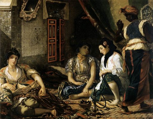 Femmes d'Alger, par Eugène Delacroix