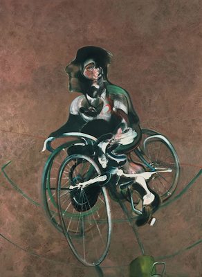 George Dyer en cycliste, par Francis Bacon