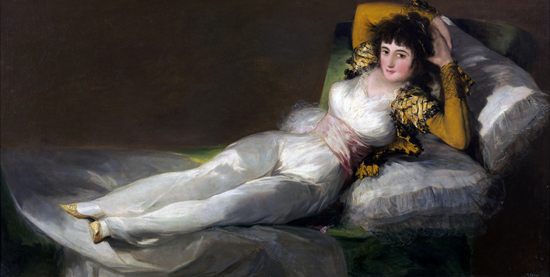 L'Elégante habillée, par Francisco Goya