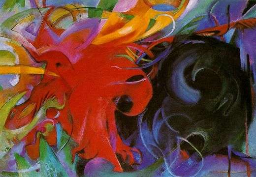 Formes de combats, par Franz Marc