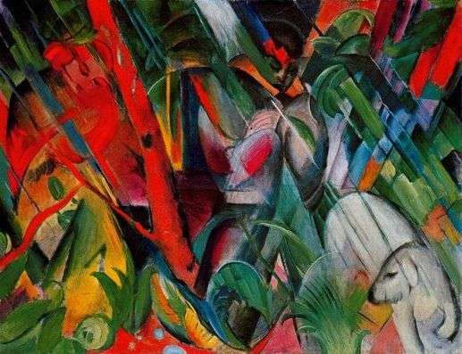 La pluie, par Franz Marc