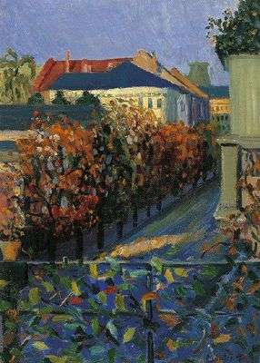 Vue de chez mon frère à Bonn, par Gabriele Münter