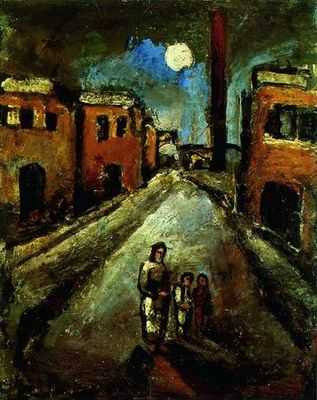 Christ dans la banlieue, par Georges Rouault