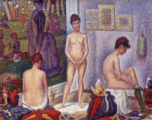 Les poseuses, par Georges Seurat