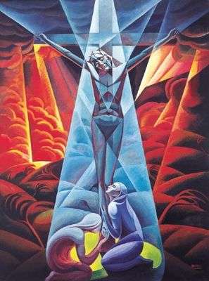 La crucifixion, par Gerardo Dottori
