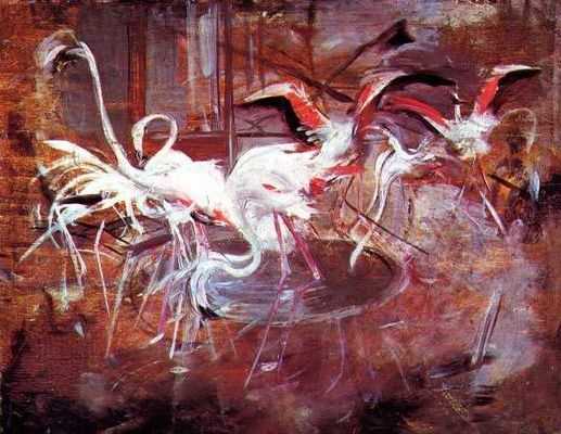 Les flamants rose, par Giovanni Boldini