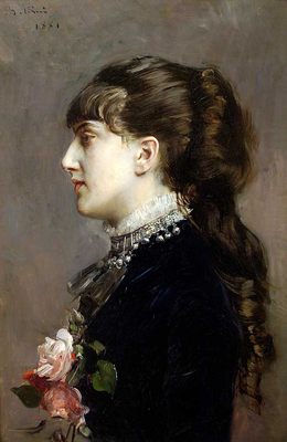 Madame Leclanché, par Giovanni Boldini