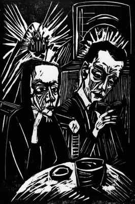 La lecture, par Erich Heckel