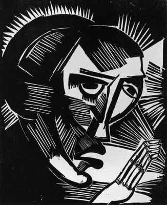 Maria, par Karl Schmidt-Rottluff