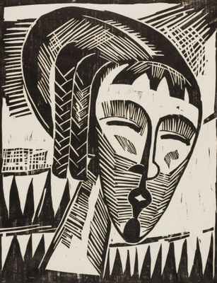 Portrait de femme, par Karl Schmidt-Rottluff