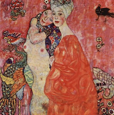 Les amies, par Gustav Klimt