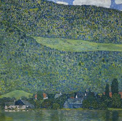 Bord de rivière, par Gustav Klimt