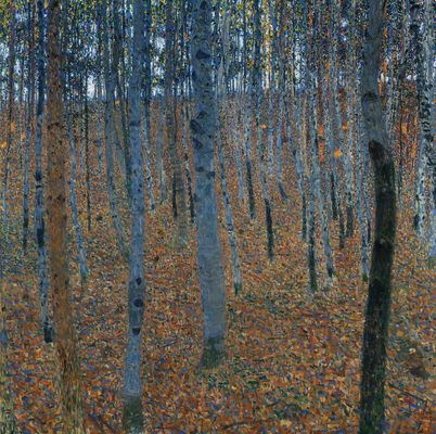 Hêtraie, par Gustav Klimt