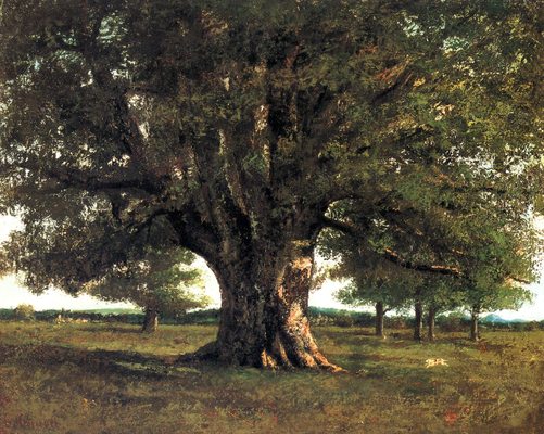 Le chêne de Flagey, par Gustave Courbet