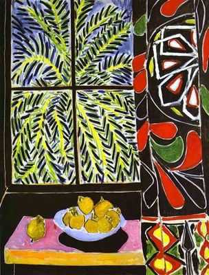 Intérieur avec rideau égyptien, par Henri Matisse