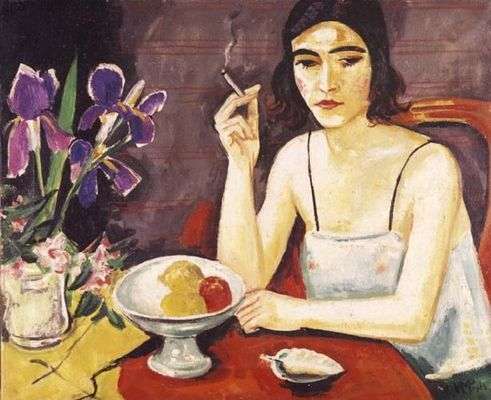La pause du modèle, par Hermann Max Pechstein