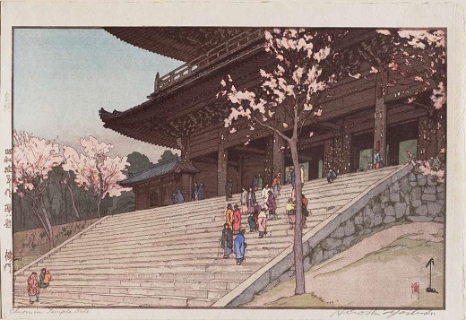 Porte du temple Chion, par Hiroshi Yoshida