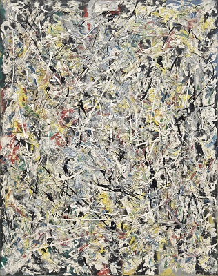 Lumière blanche, par Jackson Pollock