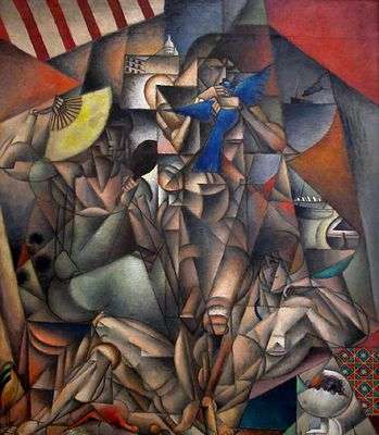 L'oiseau bleu, par Jean Metzinger