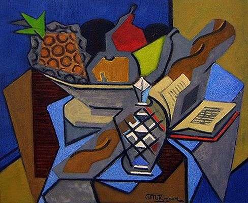 Nature morte avec ananas, par Jean Metzinger